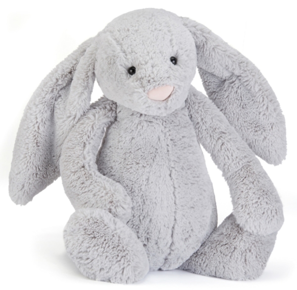 Jellycat Peluche Lapin Silver Bashful - 53 cm